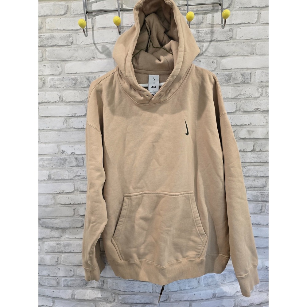 Nike x Billie Eilish Fleece Hoodie DQ7750-202 Mushroom Sequoia DS  Sz L